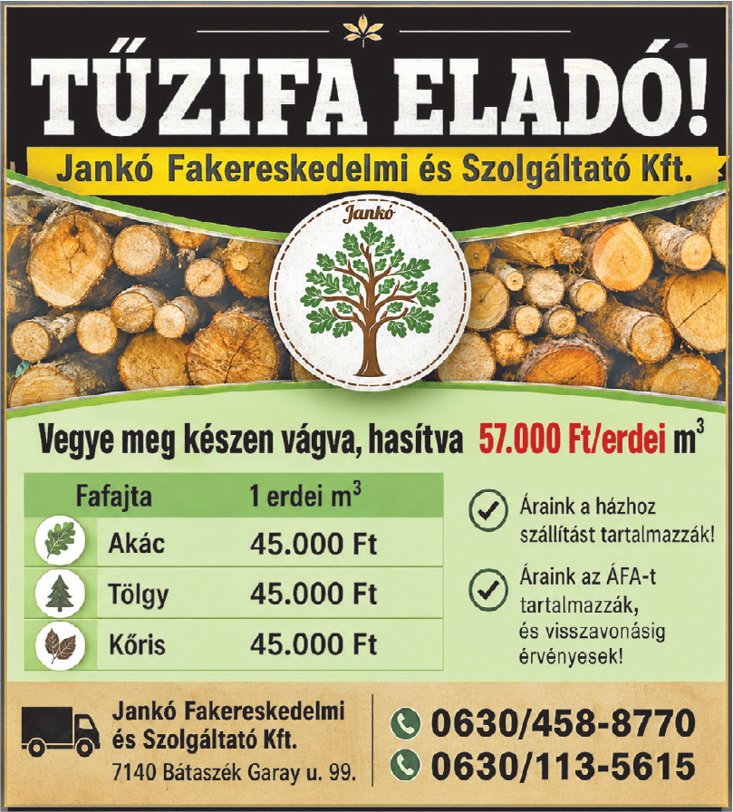 Jankó Fa Tűzifa